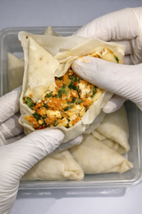 premium ramadan chicken cheese samosa